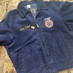 70s FFAジャケット プレジデント刺繍 コーデュロイ USA サイズ40