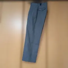 グレー スラックス センタープレス