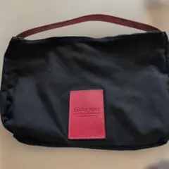 BAGGY PORT 帆布トートバッグ ブラック レッドのサムネイル