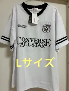 CONVERSE スポーツTシャツ Lサイズ ホワイト 半袖Tシャツのサムネイル