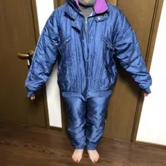 レディース スキー、スノーボードウェア上下セット Mサイズ ヴィンテージ