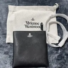 P*O様 Vivienne Westwood 黒色スマホショルダーバッグ - メルカリ