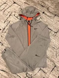 Nike Dri-FIT ジャージ上下セット XL グレー/オレンジ