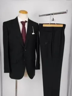 7.5万 新品 英国 シングルスーツ A7 XL ウール 春 秋 461