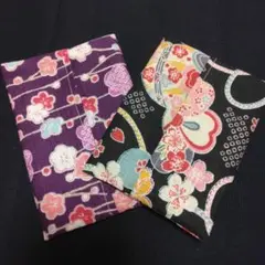 ハンドメイド/ポケットティッシュケース/和柄/2枚セット　007