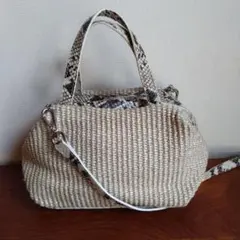 MARCO MASI　マルコマージ　2way　カゴ　レザー　ミニショルダーバッグのサムネイル
