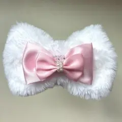 ラビットファー♡リボン　キーホルダー　ヘアゴム　盛り髪　イベント　ハロウィン
