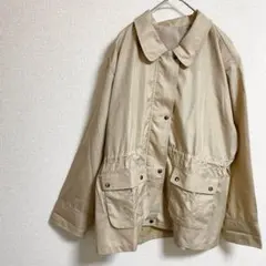 全日本婦人子供服工業組合連合会　ベージュ　ジャンパー　ブルゾン　L