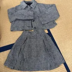 Lovetoxicチェック柄セットアップ 140cm 冬物