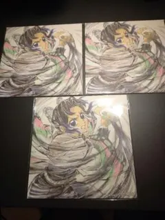 鬼滅の刃 無限城編 映画入場者特典 胡蝶しのぶ 誕生日記念ボード 3枚