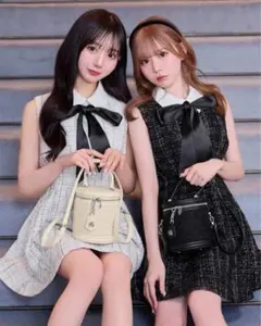 リボンツイードミニワンピース♡XS♡新品・未着用タグ付き♡ミシェル