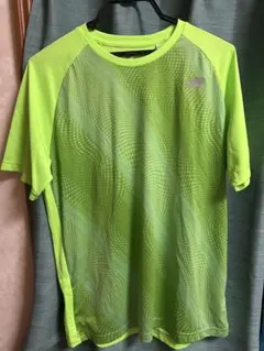 New Balance ニューバランス ランニングTシャツ グリーン系　L