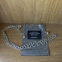 【未使用】ショルダーミニバッグ　ストーン付き