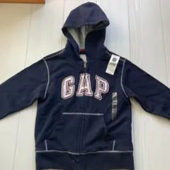 GAP フルジップ パーカー 120 ネイビー