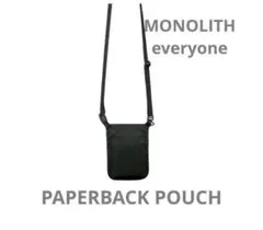バッグ everyone PAPERBACK POUCH STANDARD EO PAPERBACK POUCH STANDARD EO BLACK | everyone