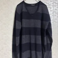 COMME CA ISM M Vネックニット