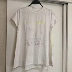 chestyチェスティー半袖Tシャツロゴシミありネオン人気シャツロング体系カバーのサムネイル