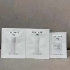 【サンプル】 DECORTÉ AQシリーズ 乳液＆化粧水＆クリーム 3点セット