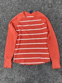 90s 00s OLD GAP サーマル ロンT ボーダー ワッフル XL 90s 00s OLD GAP サーマル ロンT ボーダー ワッフル XL - メルカリ
