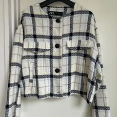 ザラZARA ツイードジャケット　Ｍsize