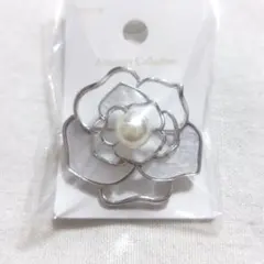 ブローチ パール ローズフラワー バラ 薔薇 シルバー 入学式卒業式 入園卒園②