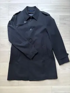 【美品】LES MUES 濃紺　コート　ネイビー　ライナー付き