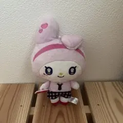 マイメロディ ぬいぐるみ キーホルダー 制服風