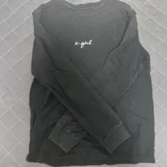 X-girl 長袖 Tシャツ ブラック