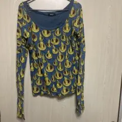 【中古】zucca ネイティヴ葉柄プリント 長袖トップスのサムネイル
