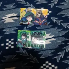 緑谷出久・オールマイト ホログラムステッカーセット