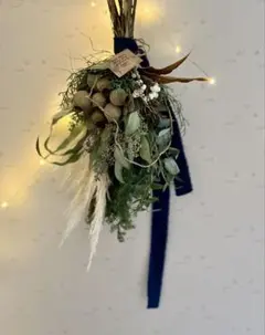 ドライフラワースワッグ