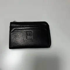 DAKS ブラックレザー コインケース