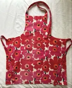 marimekko フラワーパターン エプロン マリメッコ - メルカリ