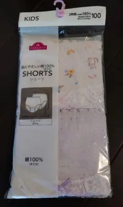 トップバリュ女の子用ショーツ 100サイズ 2枚組新品未使用