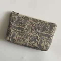 ☆完成品【ミニ財布】ミナペルホネンjungle relief ジャングルレリーフ