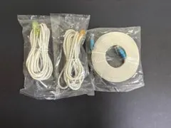 LANケーブル　モジュラーケーブル 2本　セット　まとめ売り　光　電話線