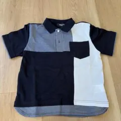 COMME CA ISM 　ポロシャツ　 120A バイカラー
