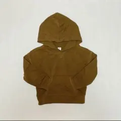 【baby GAP】ブラウン フード付きパーカー 茶3years