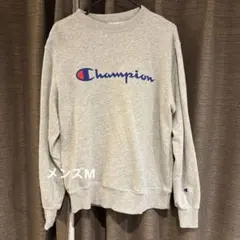 【美品】Champion グレー スウェットM