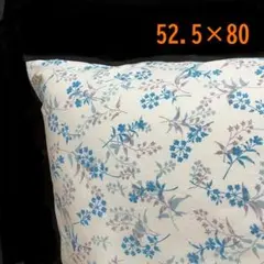 ハンドメイド★メディカル枕カバー　52.5×80　BL×WH ①　綿100％