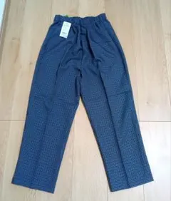 股上深めウール調総ゴムパンツ　グレー　3Lサイズ