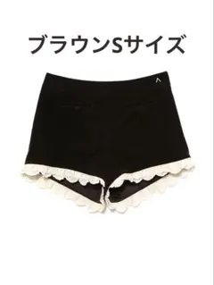 Andmary velour mini pants black S - メルカリ