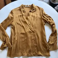BALLSEY 長袖シルク100%とろみシャツのサムネイル