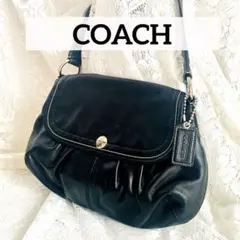 希少　COACH コーチ　ワンショルダー　レザー　ハンドバッグ　F13729