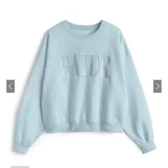 GRL ロゴ刺繍スウェットトップス［ru1390］ブルー F