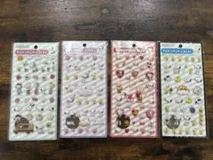 正規品 スヌーピー ぷくぷくシール 4種セット PEANUTS 指定可 まとめ買
