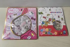 コロふわシールフレーク 　おはじきシールフレーク　ハローキティ