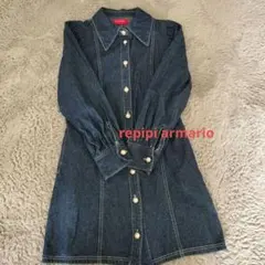 repipi armario デニムワンピース Sサイズ