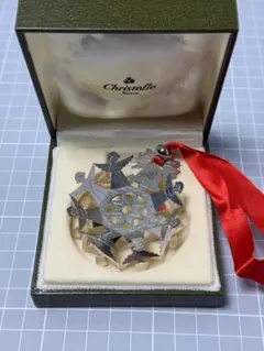 Christofle 象 ベビーエレファント置物 ブルーカボション - メルカリ