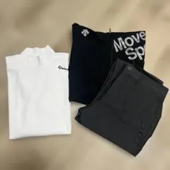 メンズ ゴルフウェア 3点SET DESCENTE TaylorMade